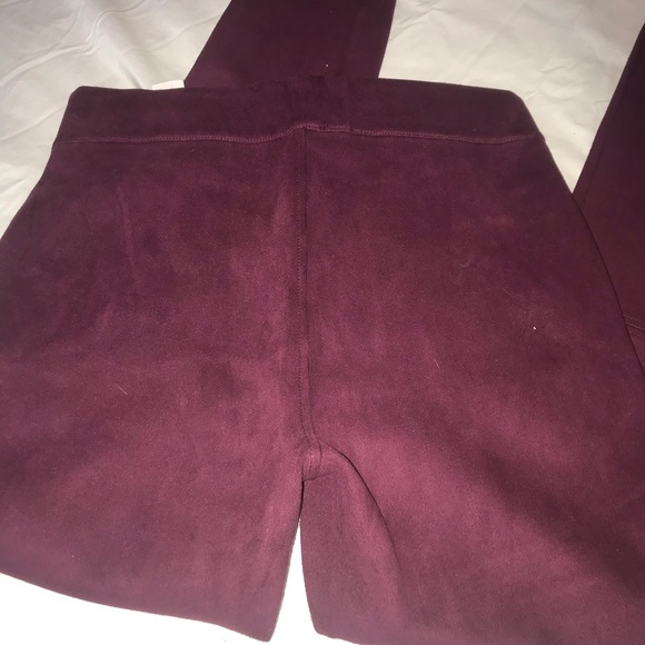 Suede Pants Accent Zippers Stretch Size M - Picture 3 of 3